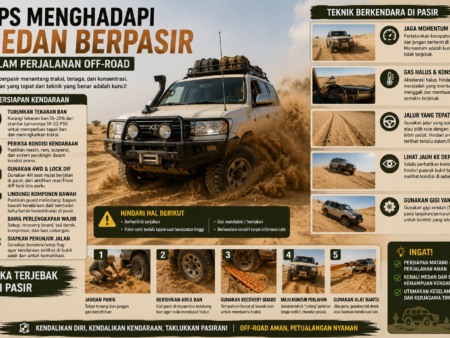 Tips Menghadapi Medan Berpasir dalam Perjalanan Off-Road
