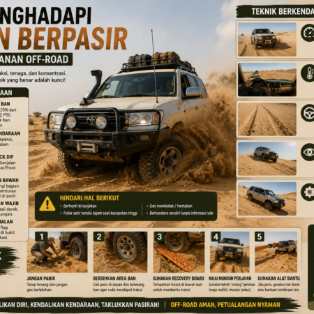 Tips Menghadapi Medan Berpasir dalam Perjalanan Off-Road