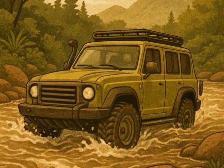 Kendaraan Off-Road dengan Fitur Anti Air untuk Petualangan di Rute Sungai
