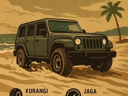 Trik Menghadapi Medan Berpasir di Pantai dengan Kendaraan 4×4