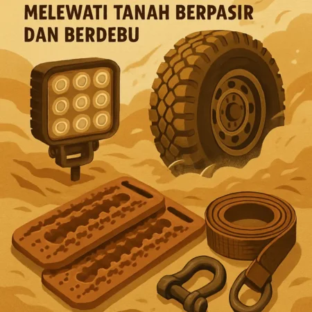 Aksesori Off-Road yang Membantu Kendaraan Melewati Tanah Berpasir dan Berdebu